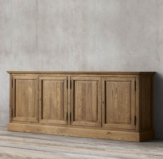 French Panel 4Door Sideboard