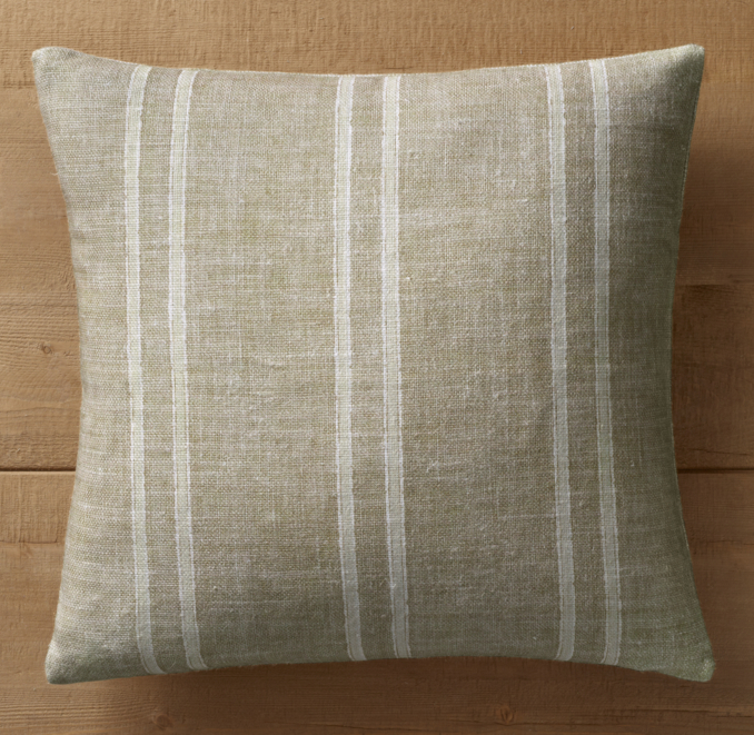 Double Stripe Printed Pillow Linen