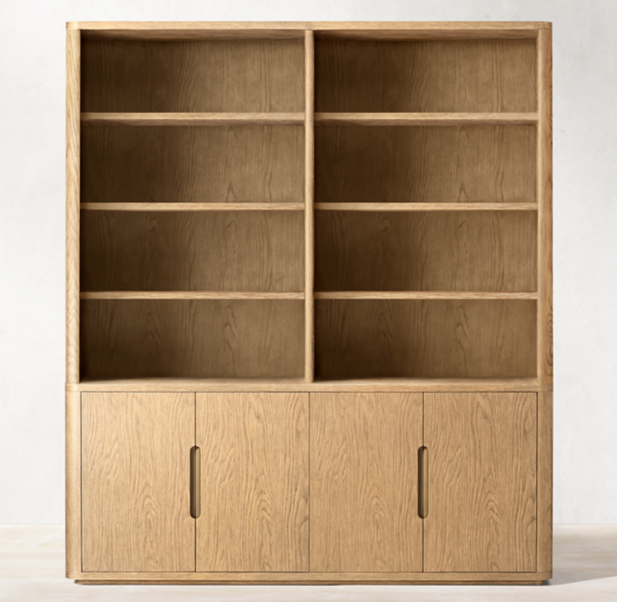 Breton 4Door Open Sideboard & Hutch