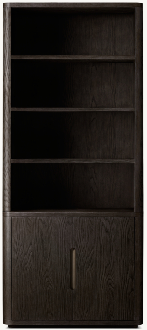 Breton DoubleDoor Open Sideboard & Hutch