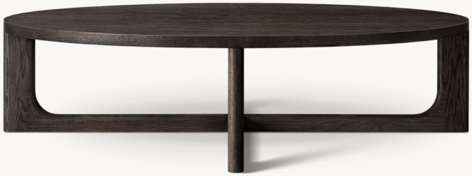Front view of Breton Round Coffee Table 