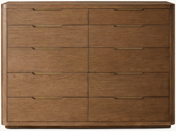 Front view of Breton 10-Drawer Dresser 