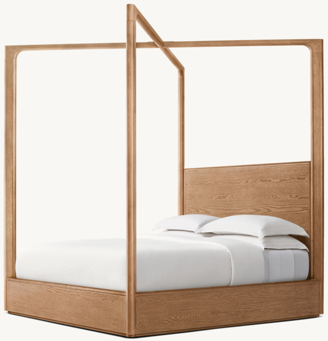 102"H bed shown in Natural Oak.