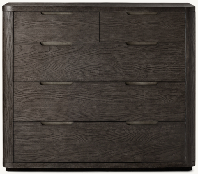 Front view of Breton 5-Drawer Dresser 