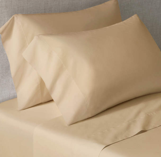 Italian Ultra-Soft 464-Thread-Count Percale Sheet Set