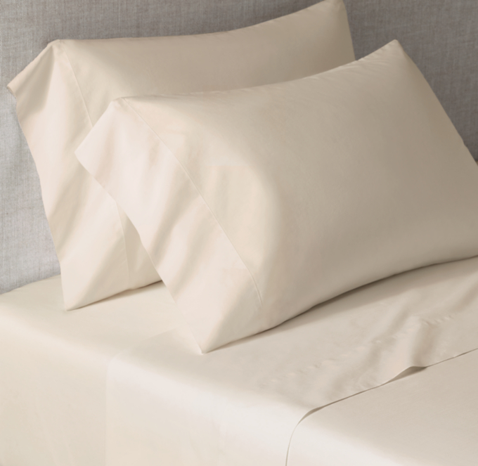 Italian Ultra-Soft 464-Thread-Count Percale Sheet Set