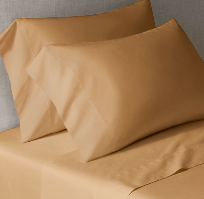 Italian Ultra-Soft 464-Thread-Count Percale Sheet Set