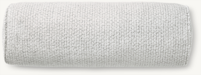 Overhead view of Italian Milana Honeycomb Pillow Cover - Bolster 