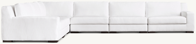 Modena Modular Track Arm Left-Arm L-sectional