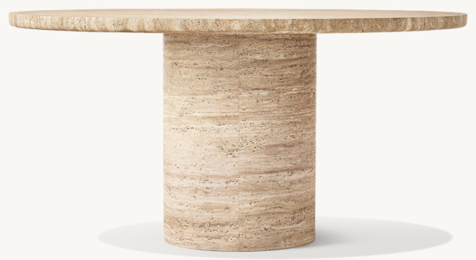 Vitolo Carved Round Dining Table
