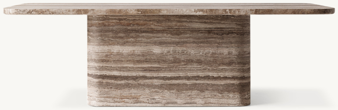 Shown in Silver Travertine.