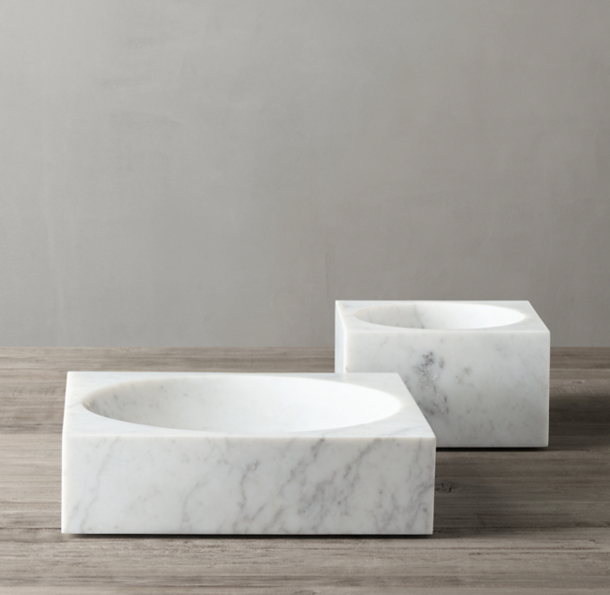 Square Marble Bowl