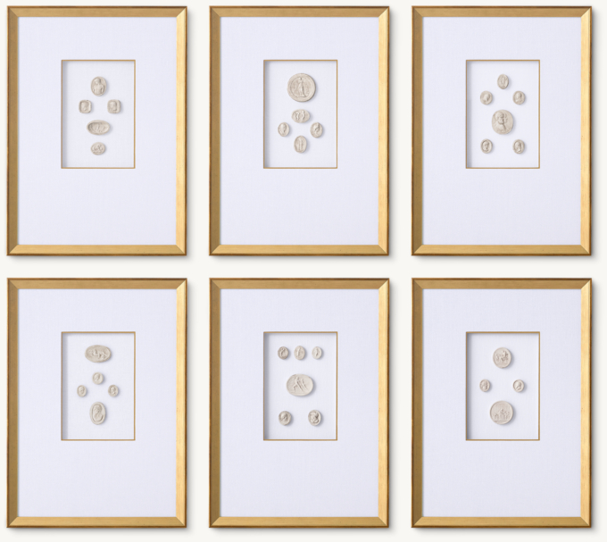 Italian Classical Intaglios - Vertical I-VI Collection