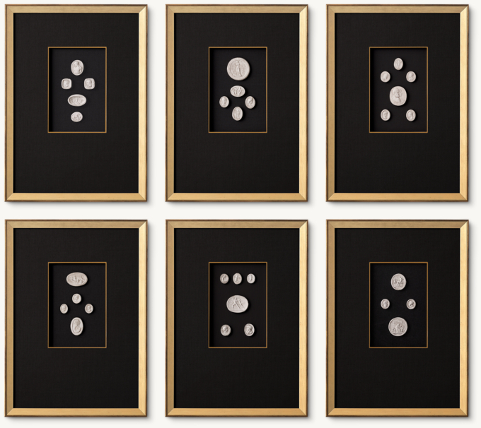 Italian Classical Intaglios - Vertical I-VI Collection