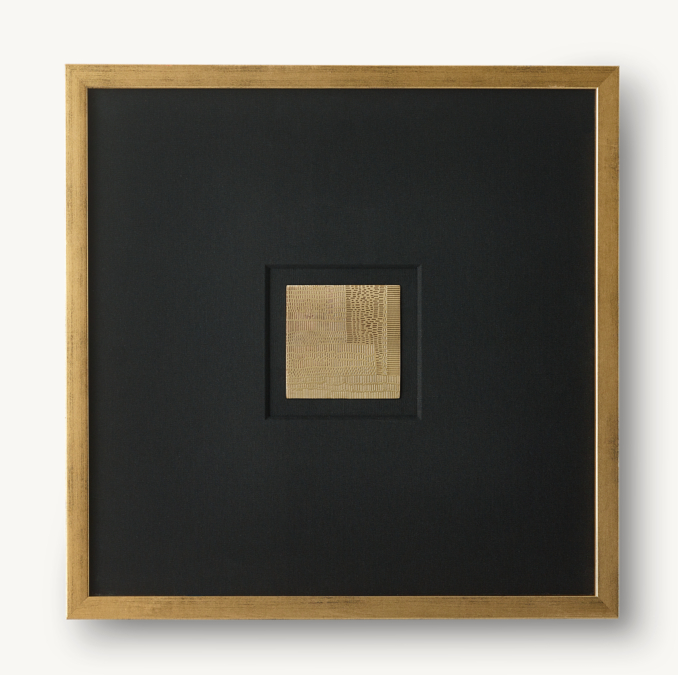 Etched Brass Abstract Art 4 - Small