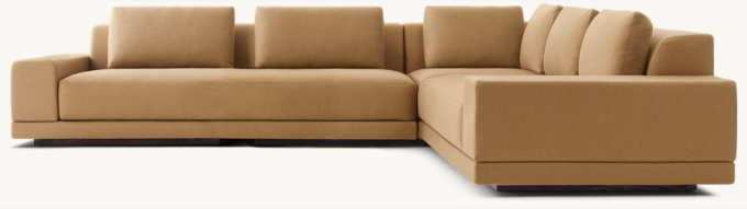 Cortona L-Sectional with Modular Corner