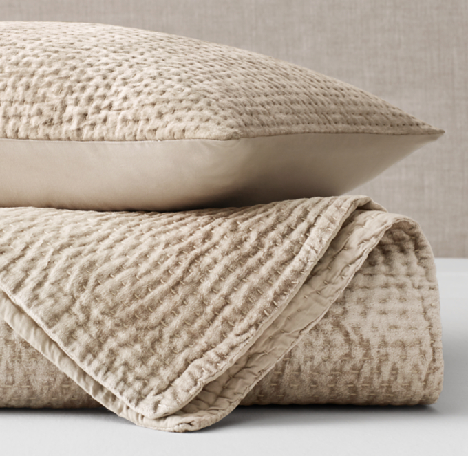 Velvet Pick Stitch Quilt