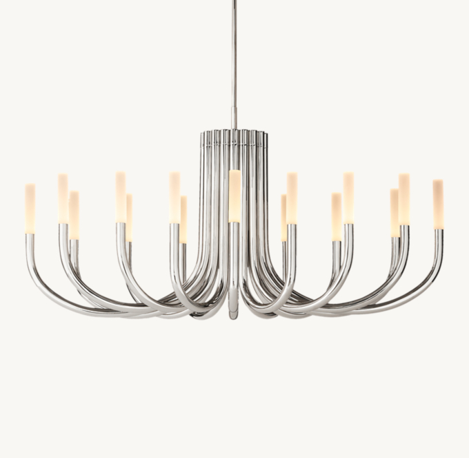 Rousseau Oval Chandelier 50\"