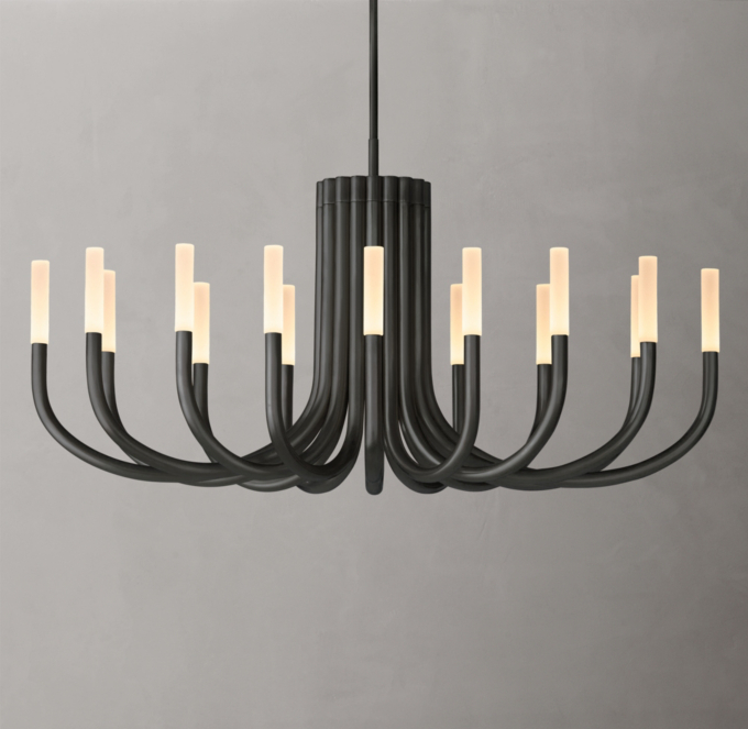 Rousseau Oval Chandelier 50\"