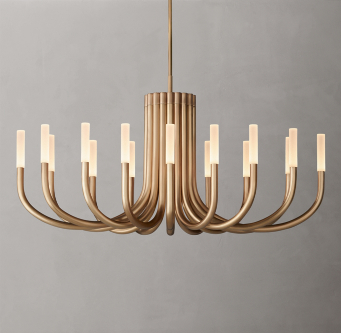Rousseau Oval Chandelier 50\"