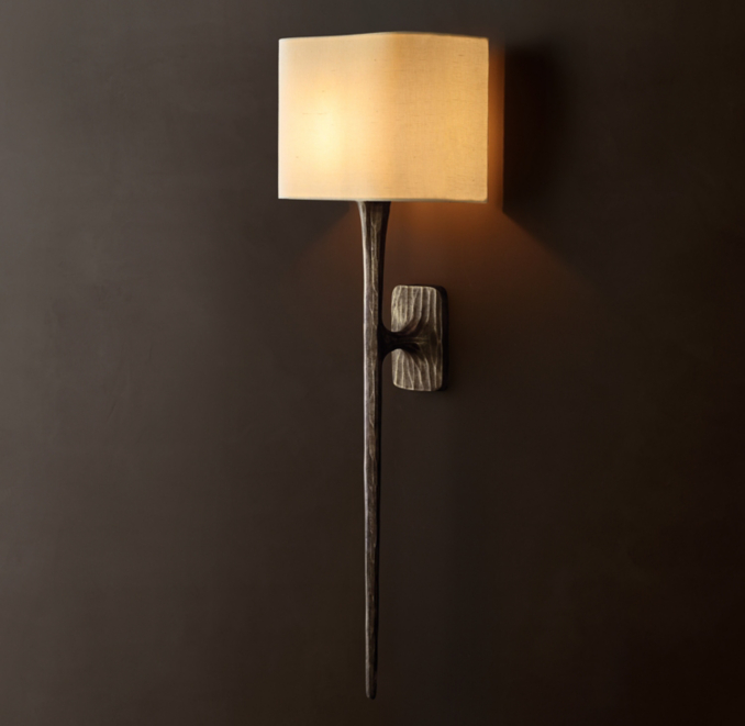 Thaddeus Shaded Sconce | RH