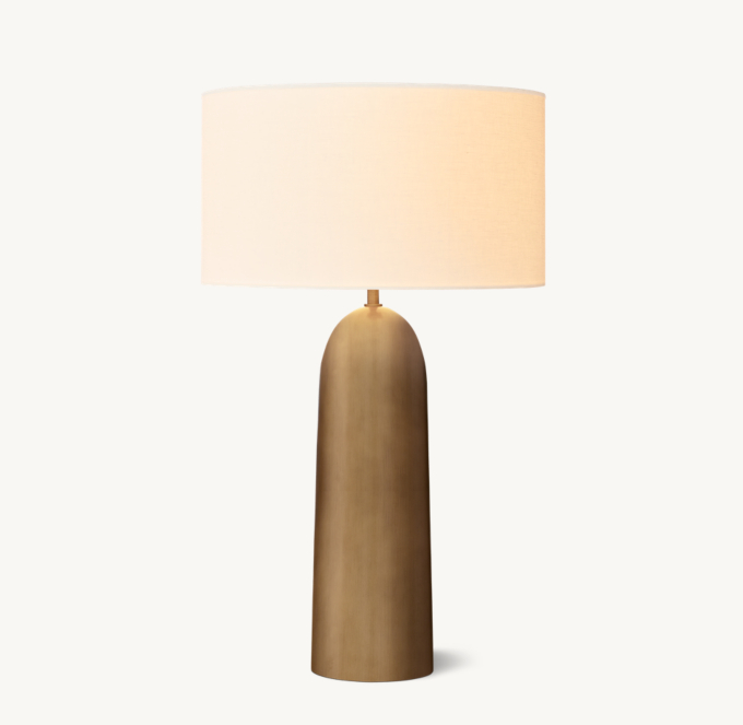 Sarezzo Metal Tapered Table Lamp 