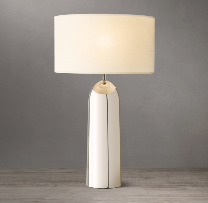 Sarezzo Metal Cylindrical Table Lamp | RH