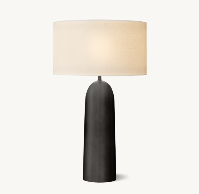 Sarezzo Metal Tapered Table Lamp 