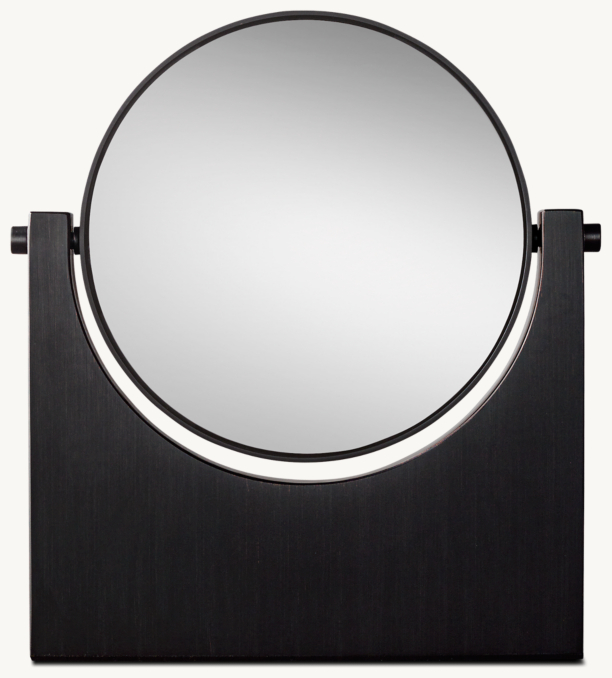 Front view of Lambeth Smooth Vanity Mirror - Small 