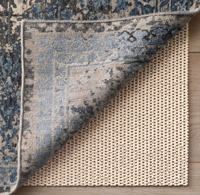 Natural Grid Rug Pad Swatch