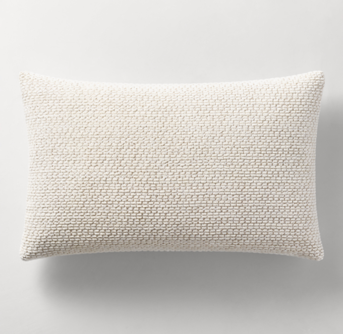 Italian Milana Brick Wrapped Pillow Cover - Lumbar