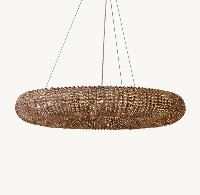 Rh crystal halo chandelier sales