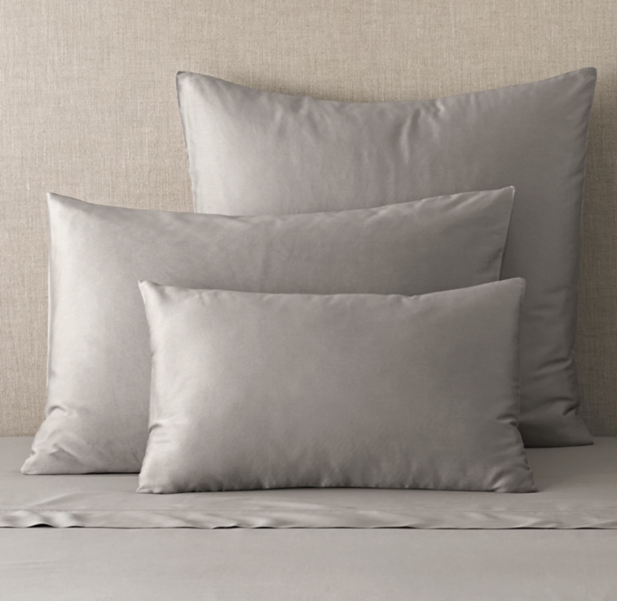 Italian Ultra-Soft 600-Thread-Count Sateen Knife-Edge Sham