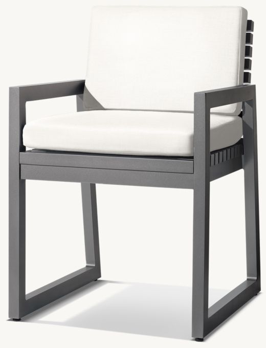 Caicos Aluminum Dining Armchair