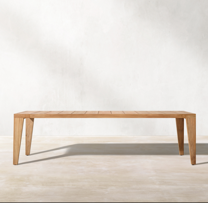 Maya Teak Rectangular Dining Table