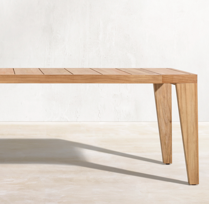 Maya Teak Rectangular Dining Table