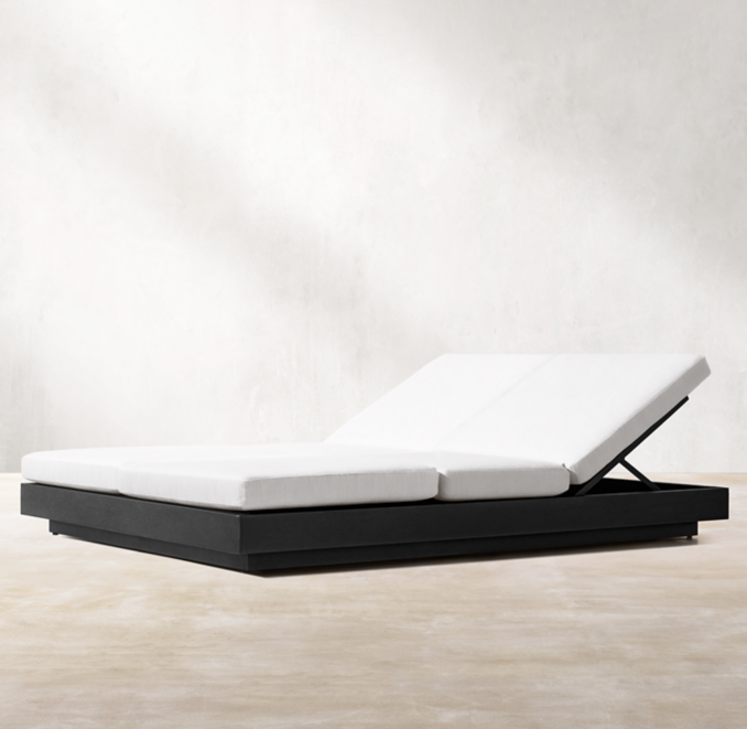 Maya Aluminum DualAdjustable Double Chaise Cushions