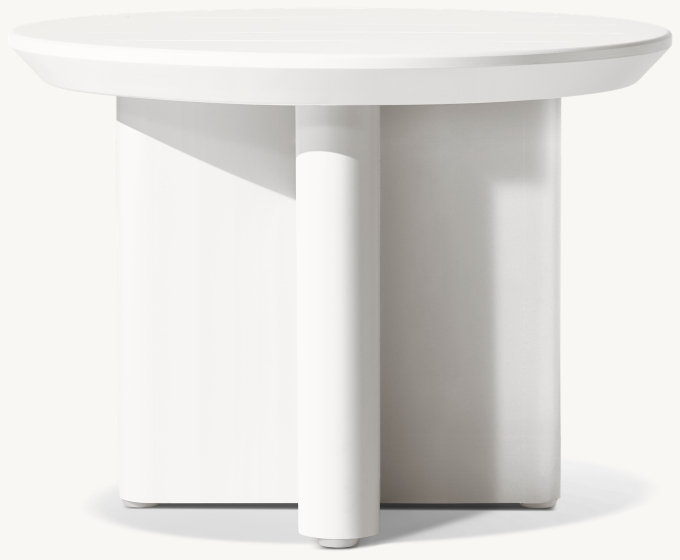 Balmain Aluminum Round Side Table