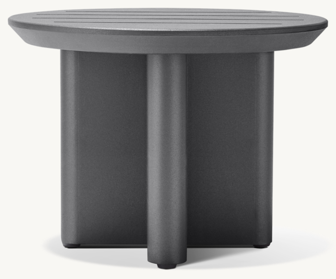 Balmain Aluminum Round Side Table