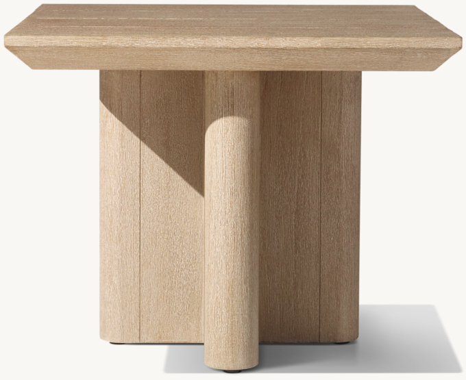 Balmain Teak Square Side Table