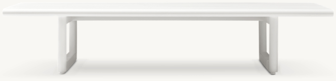 Mesa Aluminum Rectangular Coffee Table