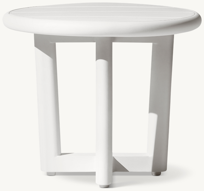Mesa Aluminum Round Side Table