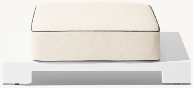 Olema Aluminum Ottoman