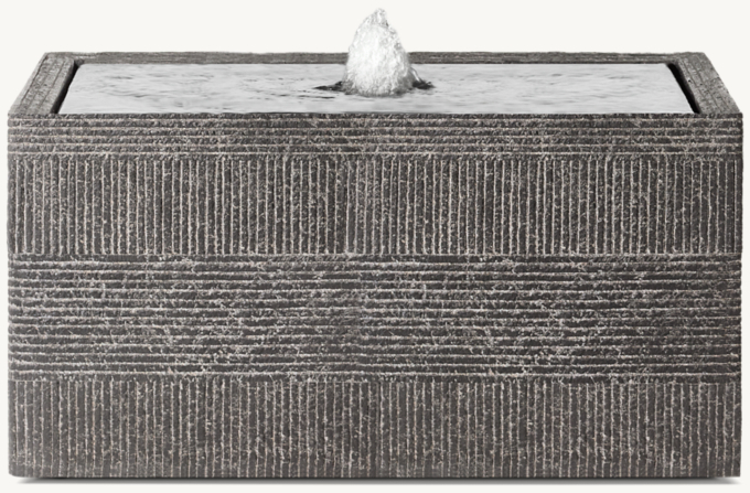 Vetro Plinth Fountain 32\"