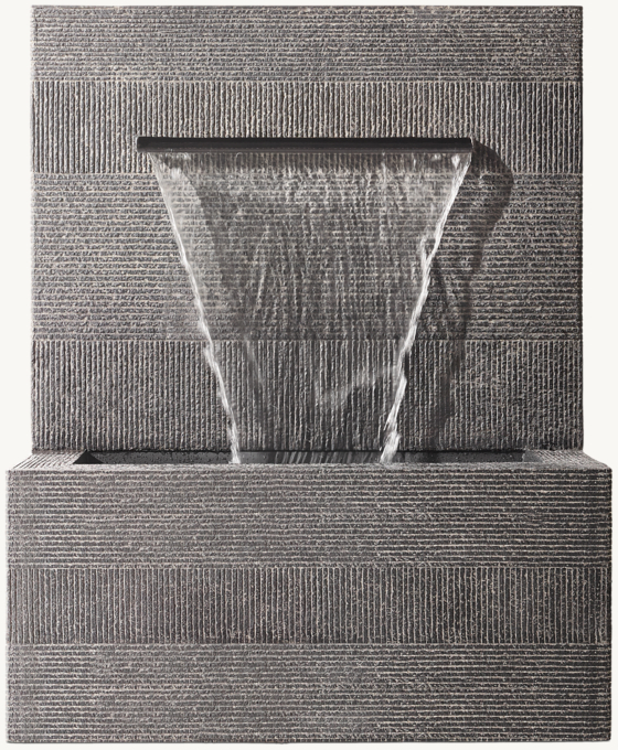 Vetro Wall Fountain 40\"
