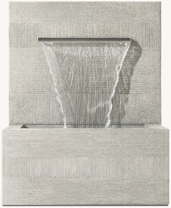 Vetro Wall Fountain 40"