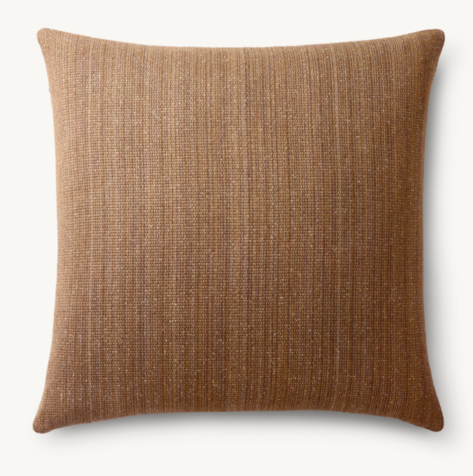 Mojave Organic Stripe Outdoor Pillow Cover - Square