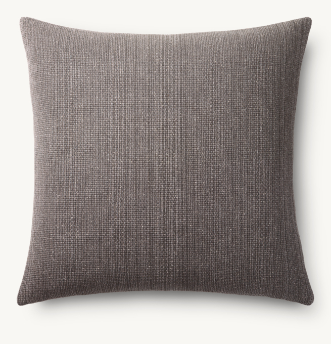 Mojave Organic Stripe Outdoor Pillow Cover - Square