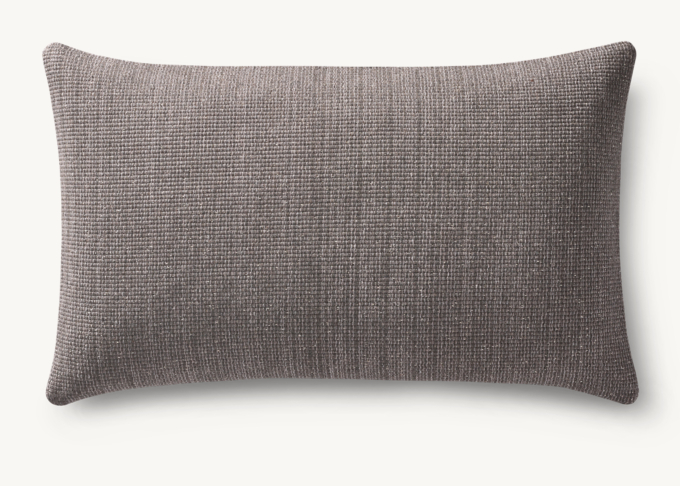 Mojave Organic Stripe Outdoor Pillow Cover - Lumbar