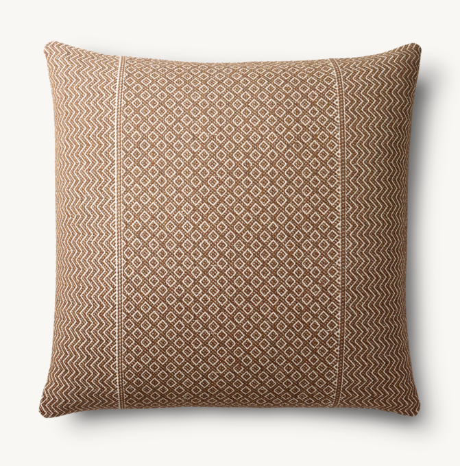 Mojave Diamond Band Outdoor Pillow Cover - Square